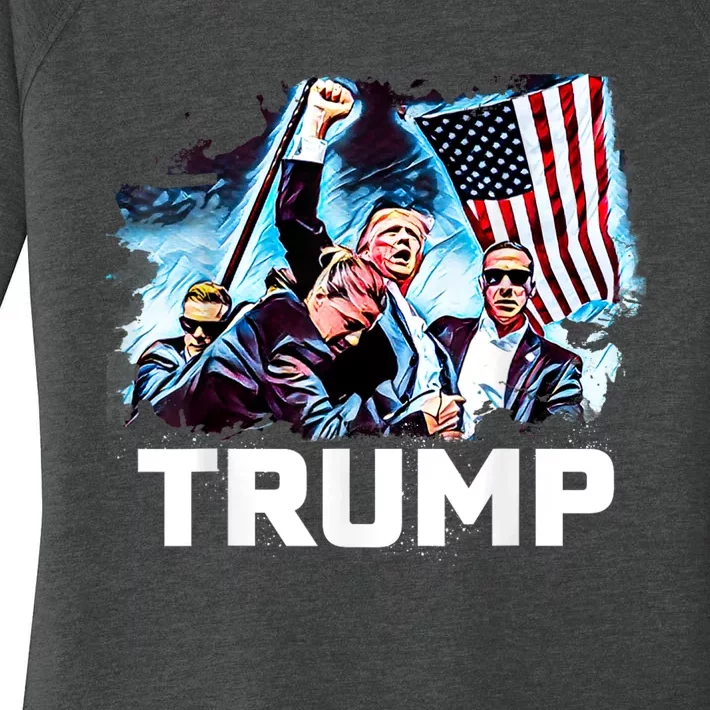 Trump Will Be Legend Trump 2024 Legendary Women's Perfect Tri Tunic Long Sleeve Shirt