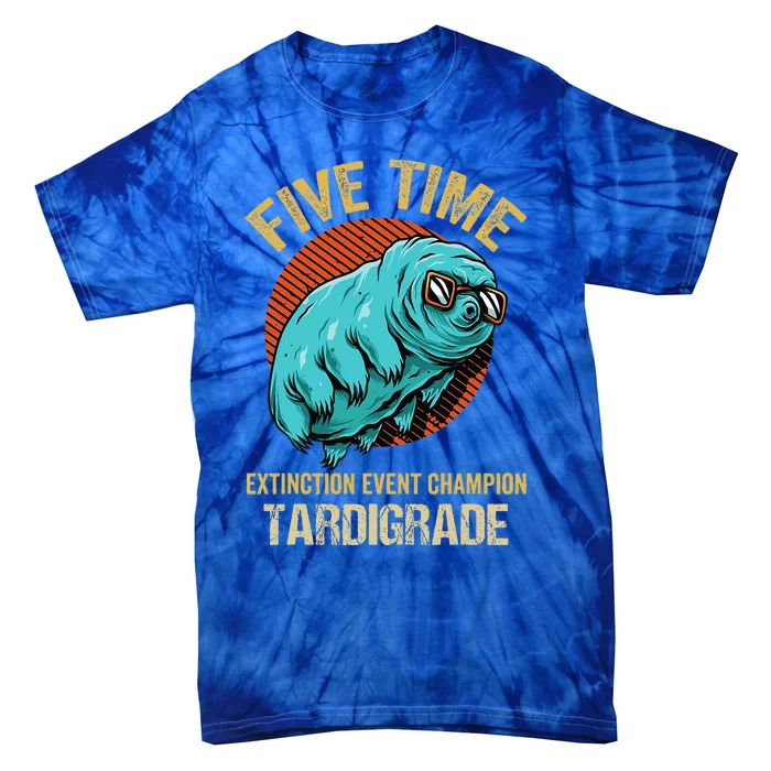 Tardigrade Water Bear Extinction Event Champion Microbiology Tie-Dye T-Shirt