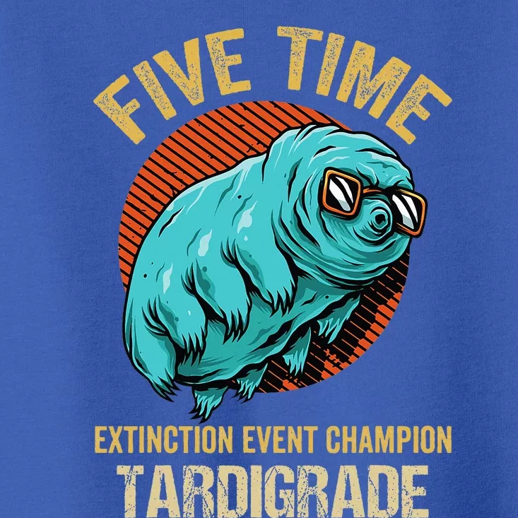 Tardigrade Water Bear Extinction Event Champion Microbiology Toddler T-Shirt