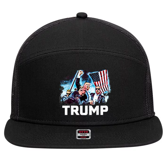 Trump Will Be Legend 7 Panel Mesh Trucker Snapback Hat