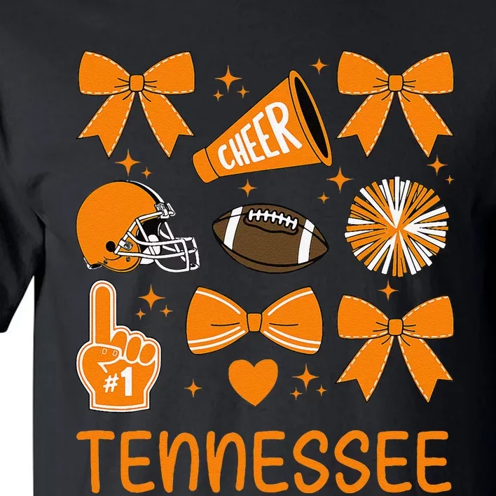 Tennessee Women Bow Orange For Tn Lovers Gift Tall T-Shirt