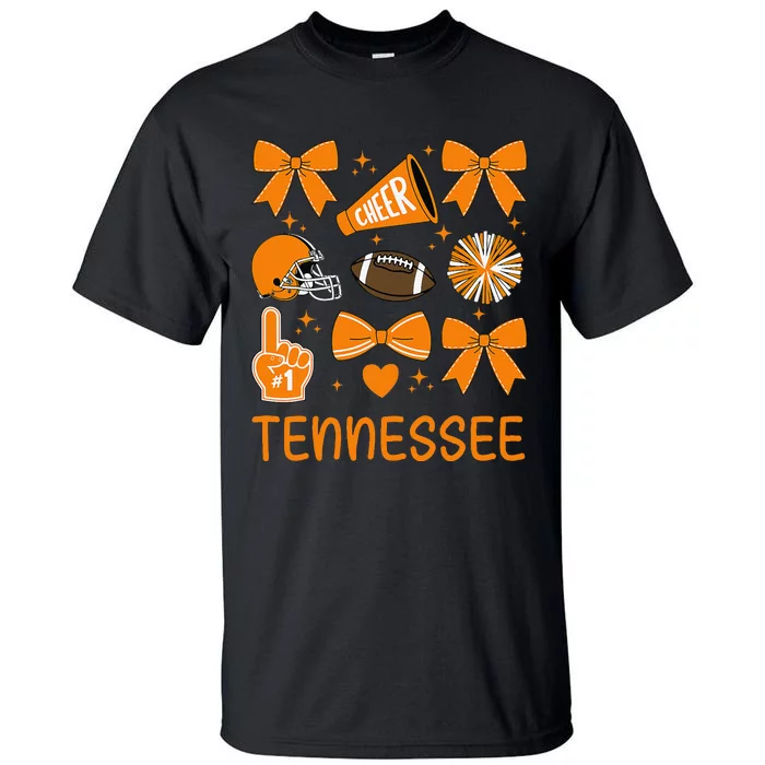 Tennessee Women Bow Orange For Tn Lovers Gift Tall T-Shirt