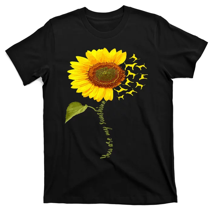 Treeing Walker Coonhound Sunflower T-Shirt