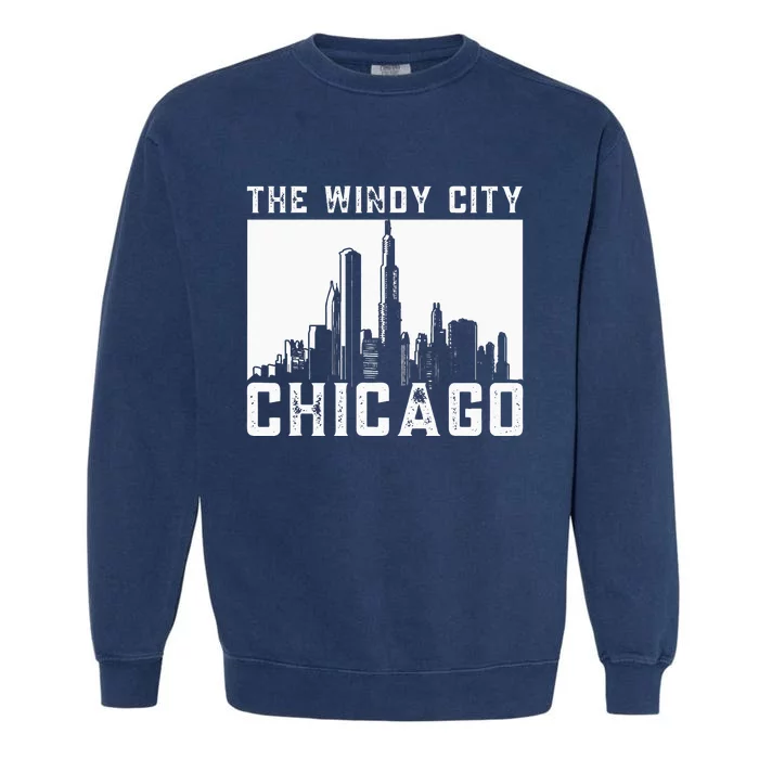 The Windy City Chicago Garment-Dyed Sweatshirt