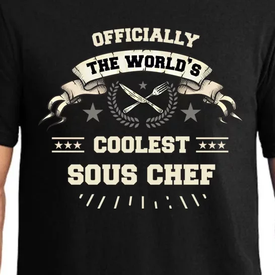 The Wolrds Coolest Sous Chef Comd Sous Chef Gift Pajama Set