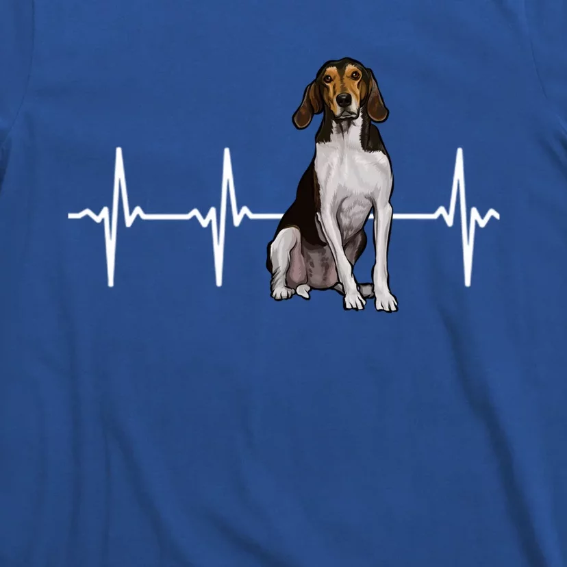 Treeing Walker Coonhound Heartbeat Dog Lover Gift T-Shirt