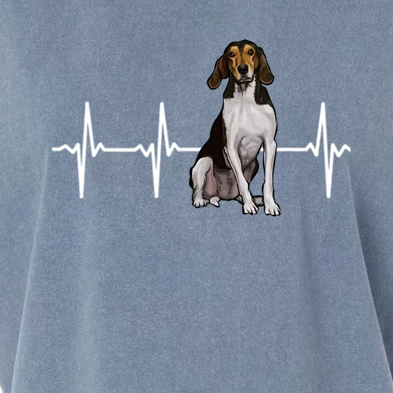 Treeing Walker Coonhound Heartbeat Dog Lover Gift Garment-Dyed Women's Muscle Tee