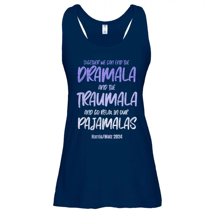 Together We Can End The Dramala And The Traumala Ladies Essential Flowy Tank