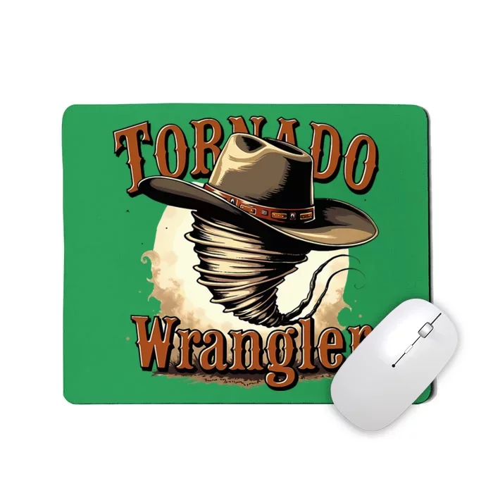 Tornado Wrangler Cowboy Wrangler Mousepad