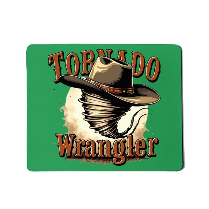 Tornado Wrangler Cowboy Wrangler Mousepad