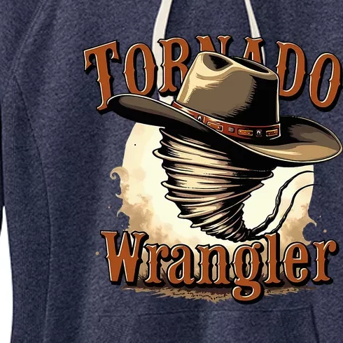 Tornado Wrangler Cowboy Wrangler Women's Fleece Hoodie