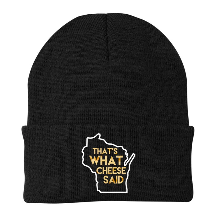 That's What Cheese Said Funny Wisconsin Knit Cap Winter Beanie