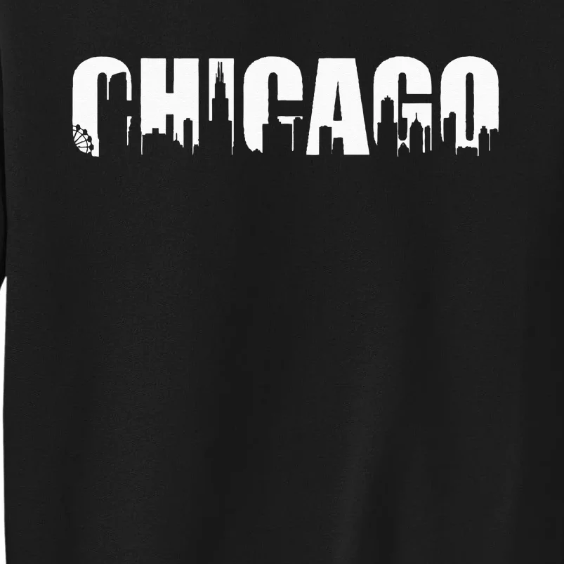 The Windy City Chicago Illinois Home City Tall Sweatshirt