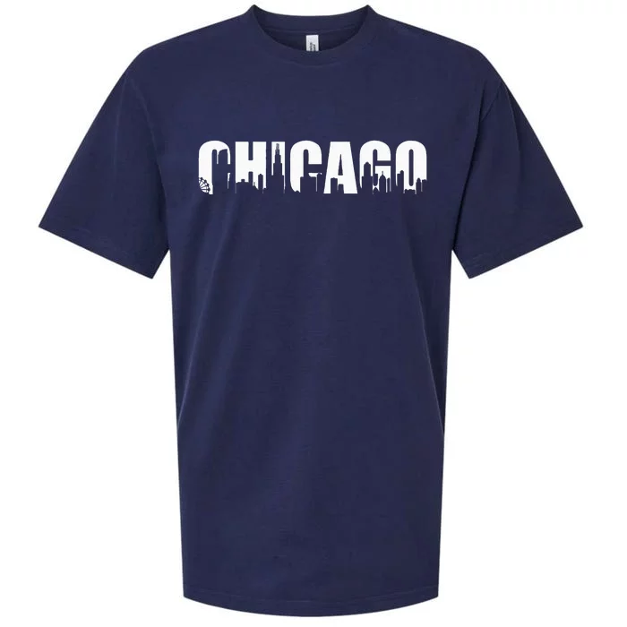 The Windy City Chicago Illinois Home City Sueded Cloud Jersey T-Shirt