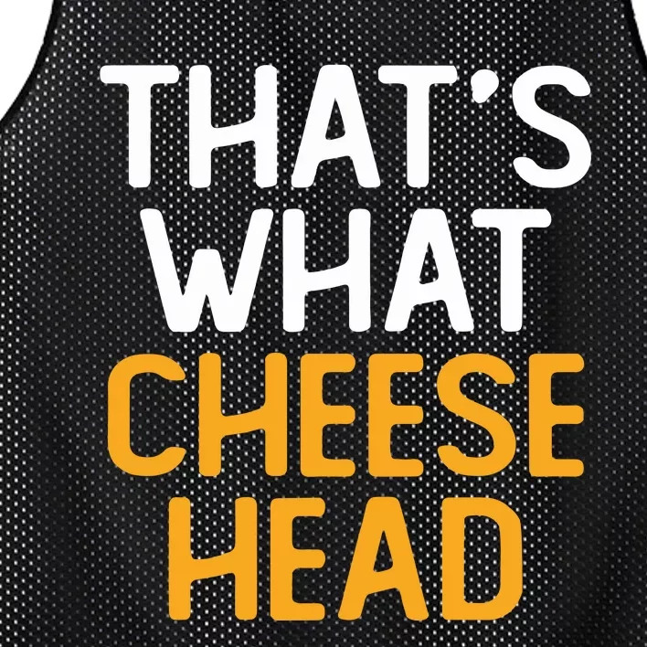 Thats What Cheese Head Green Bay Packer Mesh Reversible Basketball Jersey Tank