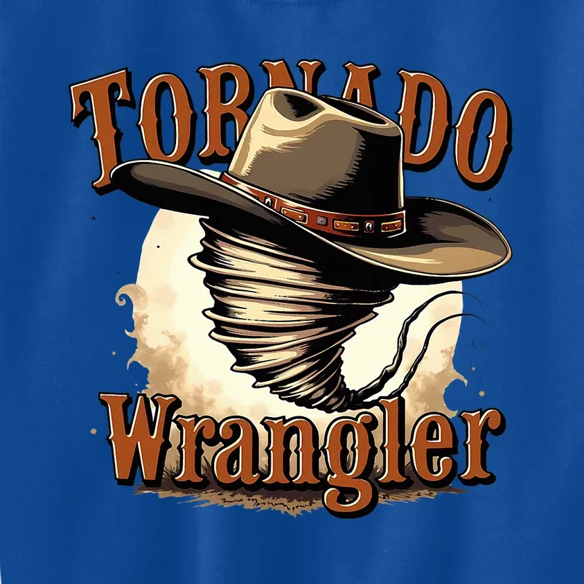 Tornado Wrangler Cowboy Wrangler Kids Sweatshirt