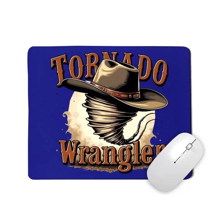 Tornado Wrangler Cowboy Wrangler Mousepad