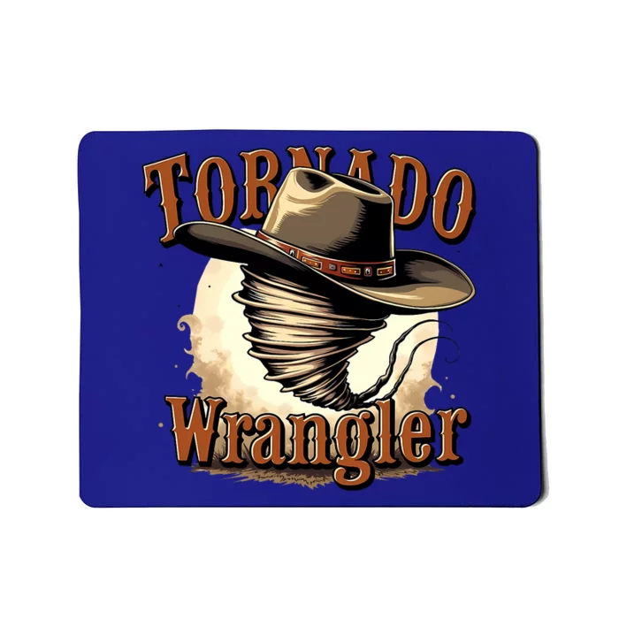 Tornado Wrangler Cowboy Wrangler Mousepad