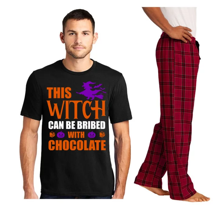 This Witch Can Be Bribed With Chocolate Pajama Set