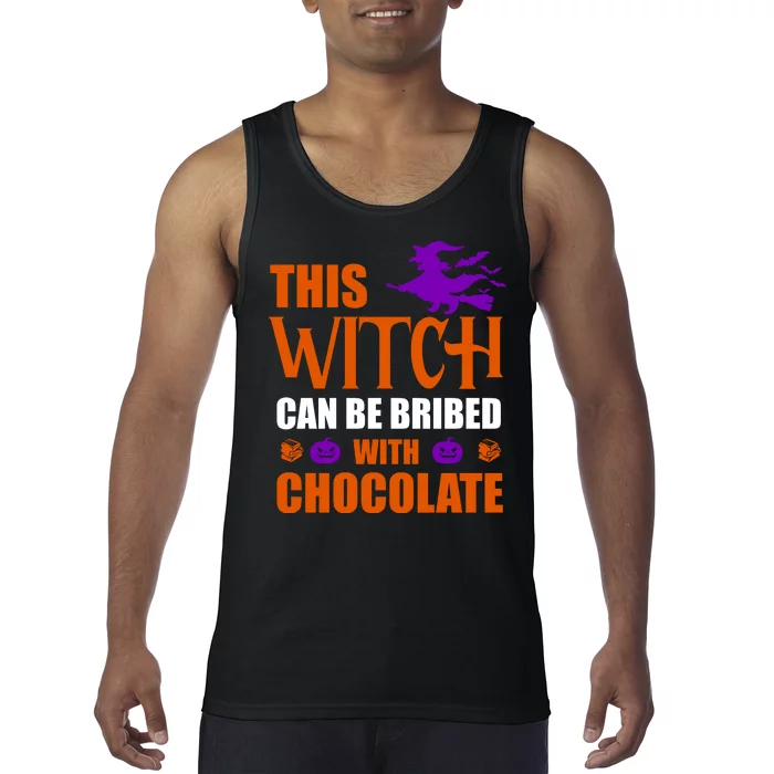 This Witch Can Be Bribed With Chocolate Tank Top