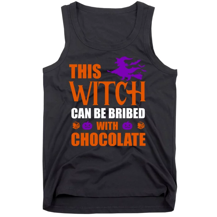 This Witch Can Be Bribed With Chocolate Tank Top