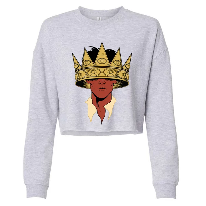 The Watchers Crown Cropped Pullover Crew