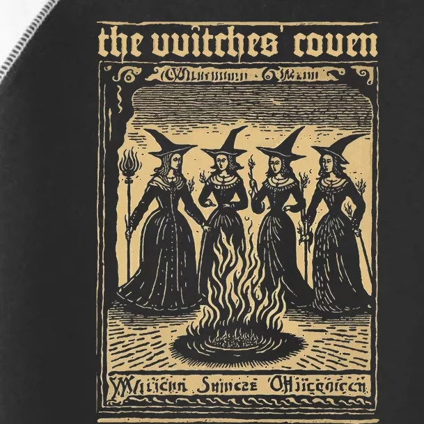 The Witches Coven Witchcraft 1720 Woodcut Imagery Toddler Fine Jersey T-Shirt