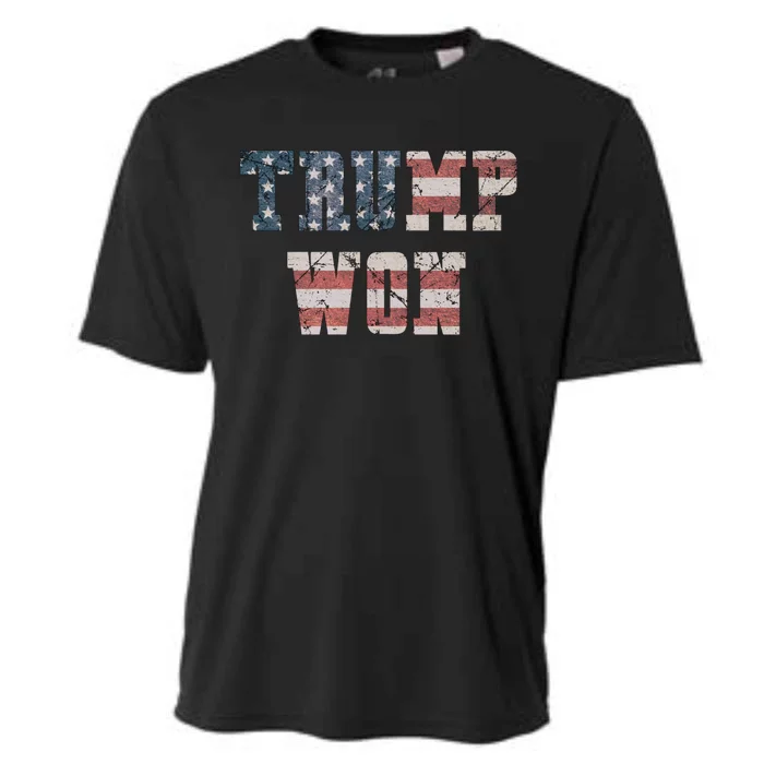 Trump Won Cute Gift Cooling Performance Crew T-Shirt