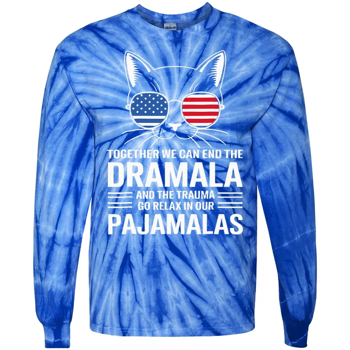 Together We Can End The Dramala And The Traumala Tie-Dye Long Sleeve Shirt