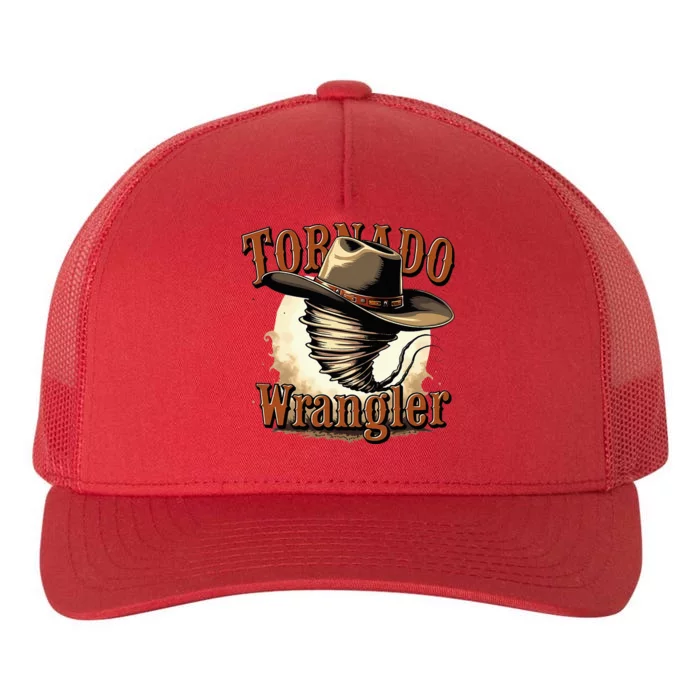 Tornado Wrangler Cowboy Wrangler Yupoong Adult 5-Panel Trucker Hat