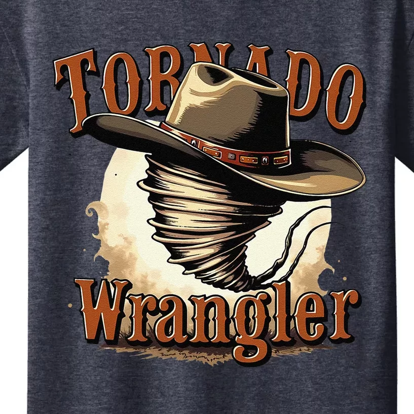 Tornado Wrangler Cowboy Wrangler Kids T-Shirt