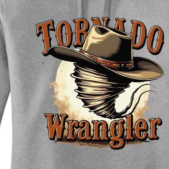 Tornado Wrangler Cowboy Wrangler Women's Pullover Hoodie