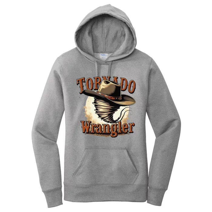 Tornado Wrangler Cowboy Wrangler Women's Pullover Hoodie