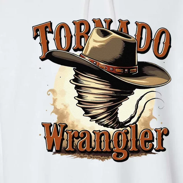 Tornado Wrangler Cowboy Wrangler Garment-Dyed Fleece Hoodie