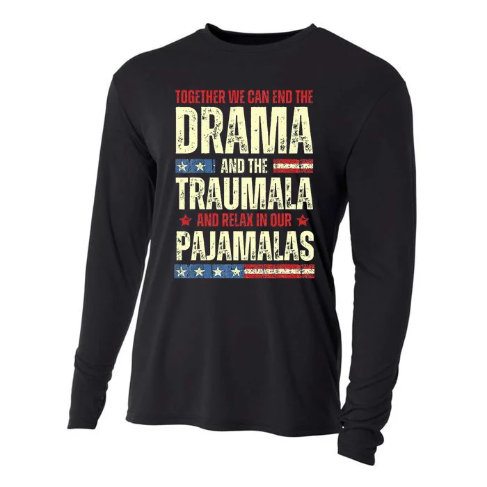 Together We Can End The Dramala And The Traumala Cooling Performance Long Sleeve Crew