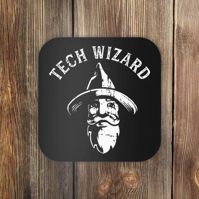 Tech Wizard Cool Technology I.T. Computer Whiz Techie Geek Coaster