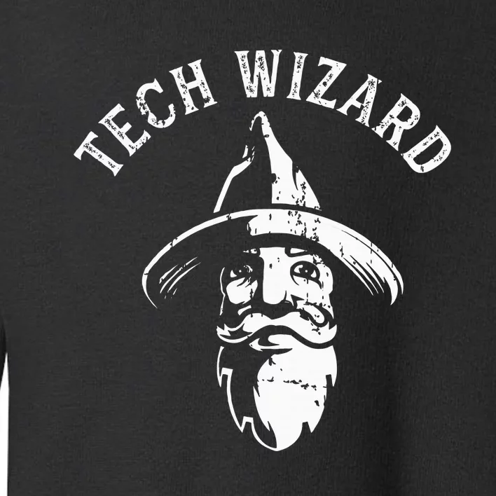 Tech Wizard Cool Technology I.T. Computer Whiz Techie Geek Toddler Sweatshirt