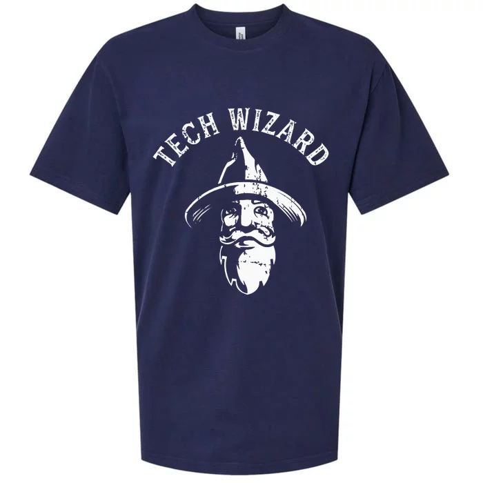 Tech Wizard Cool Technology I.T. Computer Whiz Techie Geek Sueded Cloud Jersey T-Shirt