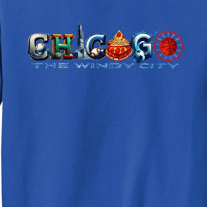 The Windy City A Chicago Sporting Team Fan A Fun Chicagoan Sweatshirt