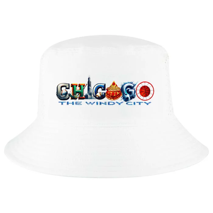 The Windy City A Chicago Sporting Team Fan A Fun Chicagoan Cool Comfort Performance Bucket Hat