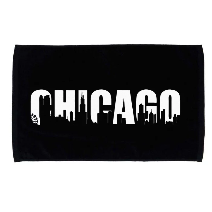 The Windy City Chicago Illinois Home City Microfiber Hand Towel