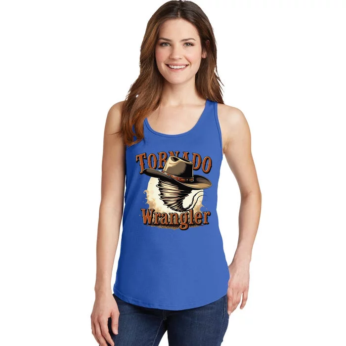 Tornado Wrangler Cowboy Wrangler Gift Ladies Essential Tank