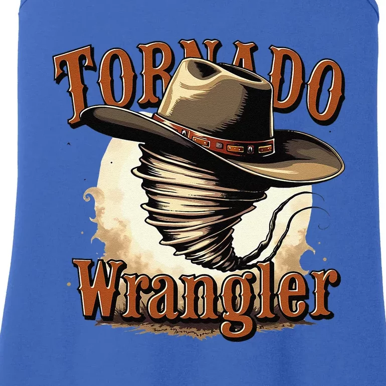 Tornado Wrangler Cowboy Wrangler Gift Ladies Essential Tank