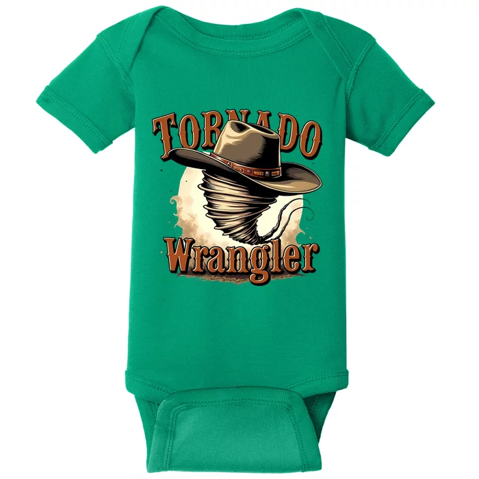 Tornado Wrangler Cowboy Wrangler Baby Bodysuit