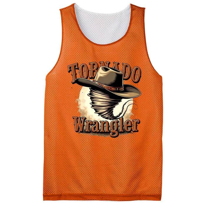 Tornado Wrangler Cowboy Wrangler Mesh Reversible Basketball Jersey Tank