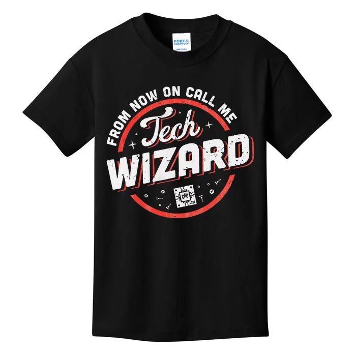 Tech Wizard Computer Repair & It Support Kids T-Shirt