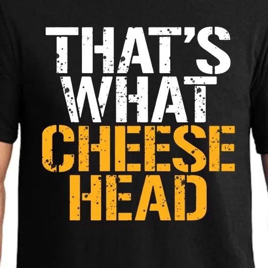 That's What Cheese Head Packers Pajama Set