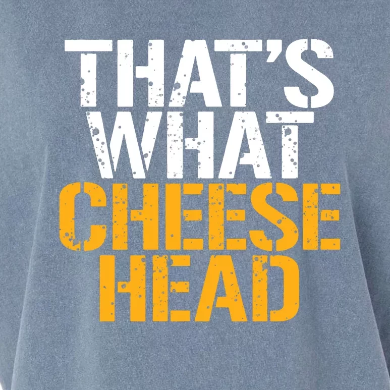 That's What Cheese Head Packers Garment-Dyed Women's Muscle Tee