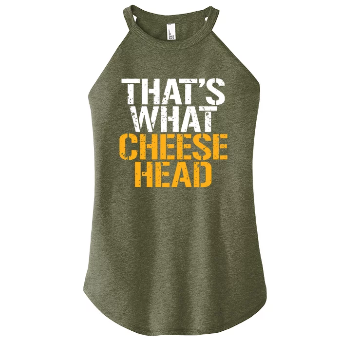 That's What Cheese Head Packers Women’s Perfect Tri Rocker Tank