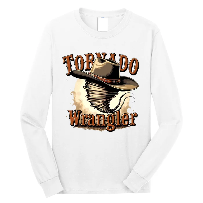 Tornado Wrangler Cowboy Wrangler Long Sleeve Shirt